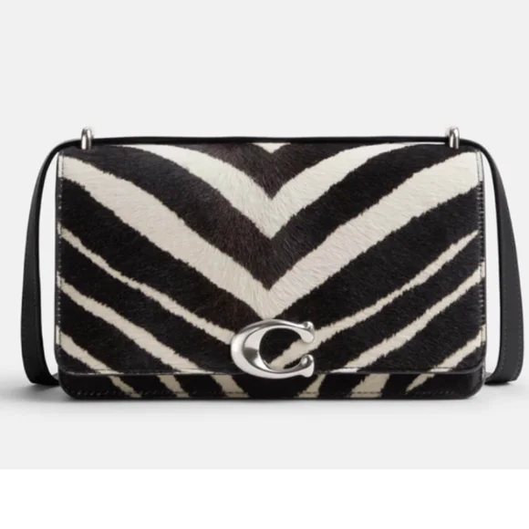 バッグ Coach Zebra Animal Unborn Carf Hand Bag Coach Zebra Brooke - PurseBlog